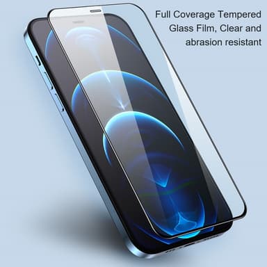 AMORUS till iPhone 16 Pro Max Härdat glas skärmskydd