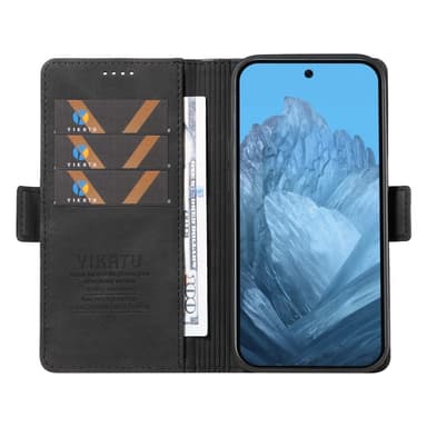 YIKATU För Google Pixel 9 / Pixel 9 Pro Mobilfodral - Svart