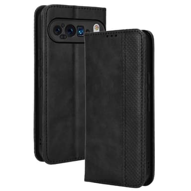 För Google Pixel 9 Pro XL Plånboksfodral Exklusivt Svart