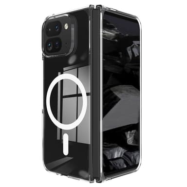 För Google Pixel 9 Pro Fold 5G Magnetiskt skla TPU + Akryl med MagSafe