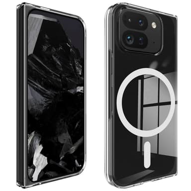 För Google Pixel 9 Pro Fold 5G Magnetiskt skla TPU + Akryl med MagSafe