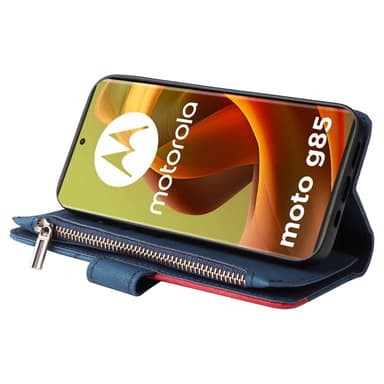 KS Plånboksfodral till Motorola Moto G85 - Blå