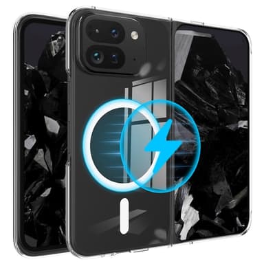 För Google Pixel 9 Pro Fold 5G Magnetiskt skla TPU + Akryl med MagSafe