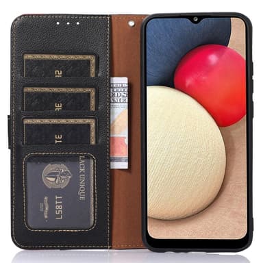 KHAZNEH Plånboksfodral till Xiaomi Redmi 14C - Svart-Röd