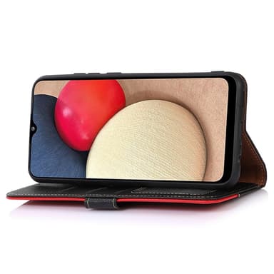 KHAZNEH Plånboksfodral till Xiaomi Redmi 14C - Svart-Röd