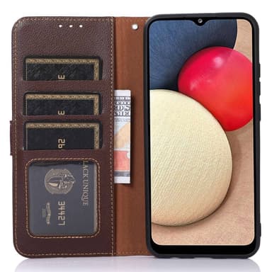 KHAZNEH För Google Pixel 9 / Pixel 9 Pro Plånboksskal Litchi-textur Telefonskal