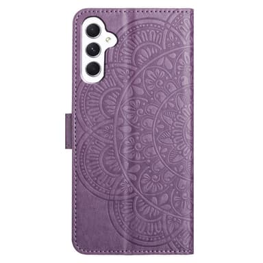 Till Samsung Galaxy A16 5G / A16 4G Fodral med Kortfack och Mandalamönster
