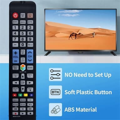 TV fjärrkontroll Ersättning för BN59-01223A Samsung TV