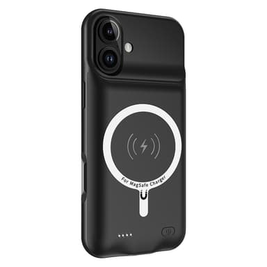 För iPhone 16 Portable Charger Case 7000mAh PowerBank kompatibel med MagSafe