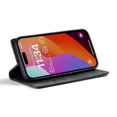 CASEME Plånboksfodral iPhone 16 Pro - Svart