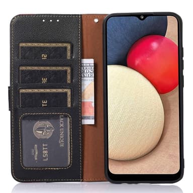 KHAZNEH För Google Pixel 9 / Pixel 9 Pro Plånboksskal Litchi-textur Telefonskal