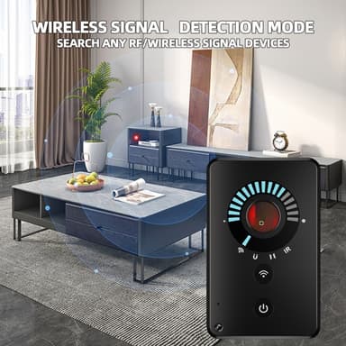 Ultratunt anti-spion RF-signaldetektering Hotell Pinhole kameradetektorkort