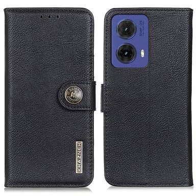 KHAZNEH Motorola Moto G85 Plånboksfodral - Svart