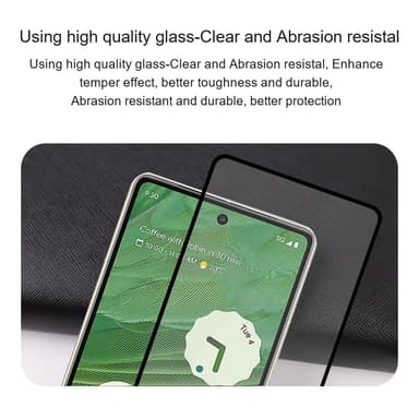 AMORUS till Pixel 9 / 9 Pro Härdat glas skärmskydd