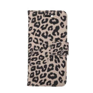 iPhone 7 / iPhone 8 / SE Plånboksfodral / Fodral Leopard Grå - Svart