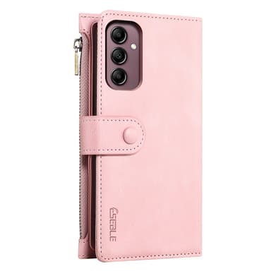 ESEBLE Star Series För Samsung Galaxy S24 FE Fodral med Dragkedjeficka - Roséguld