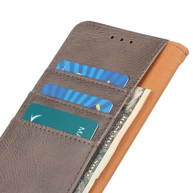 KHAZNEH för iPhone 16 Plus Plånboksfodral - Coffee