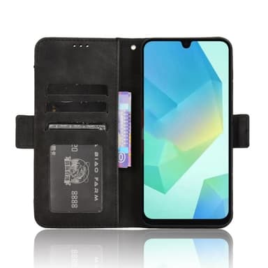 Till Samsung Galaxy A16 Plånboksfodral  - Svart