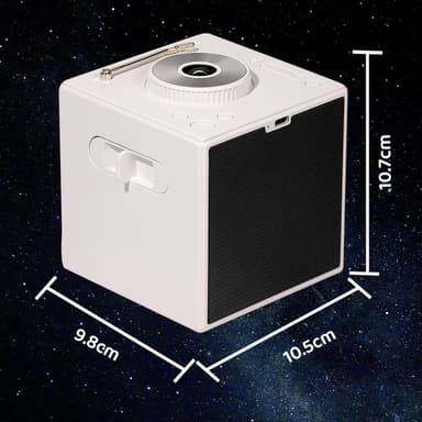 Multifunktionell Galaxy Star-projektor White Noise Bluetooth-högtalare