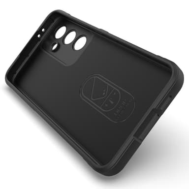 Till Samsung Galaxy S24 FE Mjukt TPU Stöttåligt Telefonfodral - Svart