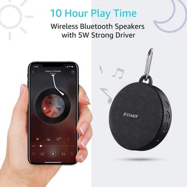 Bluetooth Högtalare Subwoofer IPX7 Vattentät Trådlös Musik Support TF För Cykel