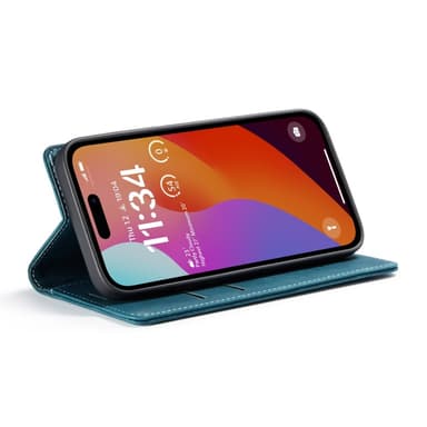 CASEME Plånboksfodral iPhone 16 Pro Max - Blå