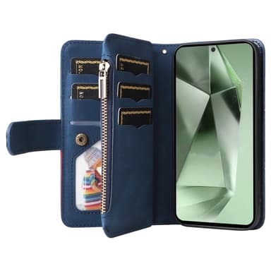 KS Plånboksfodral till Samsung Galaxy S24 FE - Blå