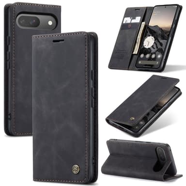 CASEME För Google Pixel 9 Pro / Pixel 9 Fodral Stativ Telefonfodral