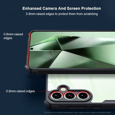 XUNDD TPU Hybrid Skal Fodral till Samsung Galaxy S24 FE - Svart