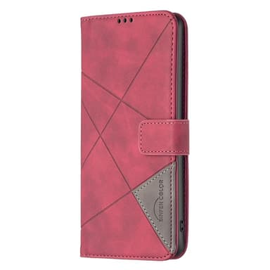 BINFEN Plånboksfodral Samsung Galaxy A16 5G / A16 4G - Röd