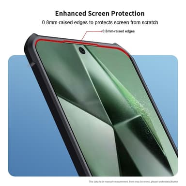 XUNDD TPU Hybrid Skal Fodral till Samsung Galaxy S24 FE - Svart