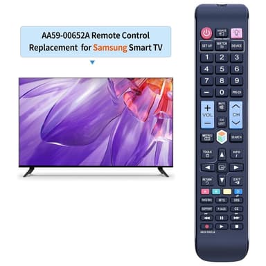 TV fjärrkontroll Ersättning för AA59-00652A Samsung TV