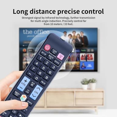 TV fjärrkontroll Ersättning för AA59-00652A Samsung TV