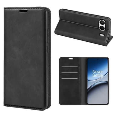 För OnePlus Nord 4 Fodral Plånboksfodral Skal Telefonfodral Plånbok - Svart