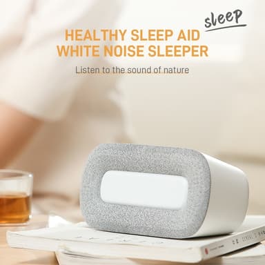 White Noise Machine Nattljus Bärbar Sleep Noise Maker 10 Lugnande ljud Maskin