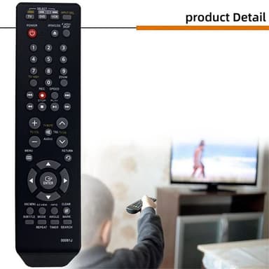 Fjärrkontroll Ersättning för 00061J För Samsung DVD-spelare V9700 V9800