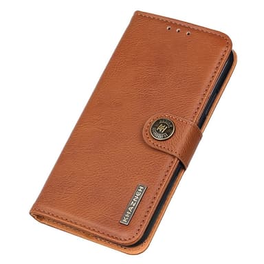 KHAZNEH för iPhone 16 Pro Max Plånboksfodral - Brun