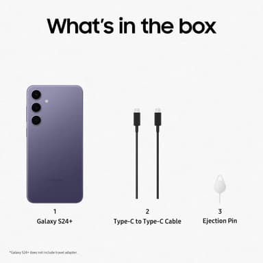 Samsung Galaxy S24 Plus 5G smartphone 12/512GB Cobalt Violet
