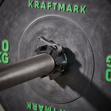 Kraftmark Skivstångslås Barbell Collar Black, Lås & klovar