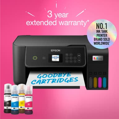 Epson EcoTank ET-2875 multifunktionsskrivare C11CJ66424 (svart)