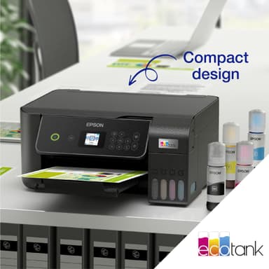 Epson EcoTank ET-2875 multifunktionsskrivare C11CJ66424 (svart)