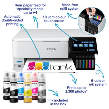 Epson EcoTank ET-8500 flerfunktionell skrivare