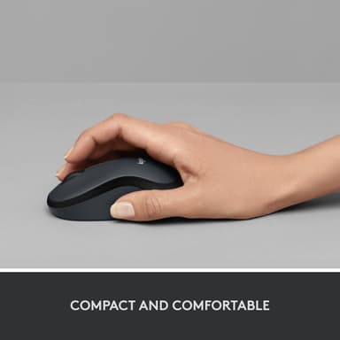 Logitech M220 Silent trådlös mus (svart)