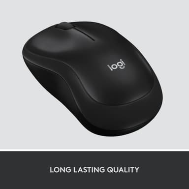 Logitech M220 Silent trådlös mus (svart)