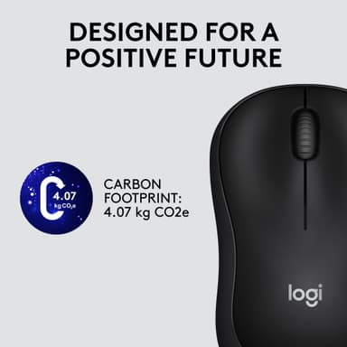 Logitech M220 Silent trådlös mus (svart)