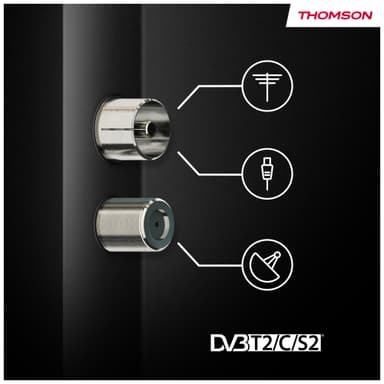Thomson Google 50" QG4S14 4K QLED smart TV (2024/sidofötter)