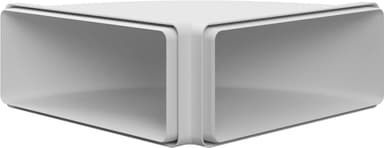 Witt IT101 90° horisontellt böjd ventilationskanal 220x90 mm