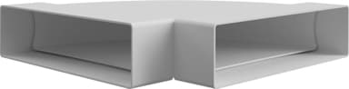 Witt IT102 90° horisontellt böjd ventilationskanal 220x55 mm