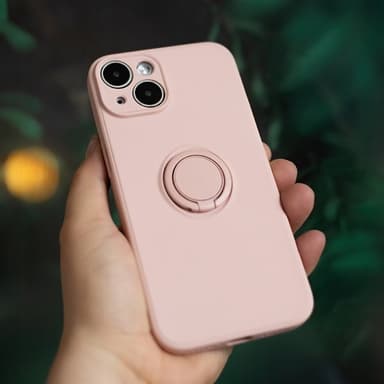 Skal med ringhållare till iPhone 16 Pro Max - Rosa