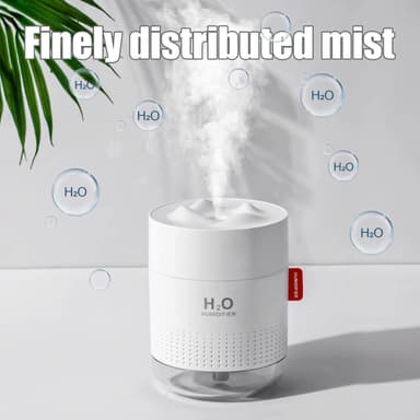 Ultraljud luftfuktare 500 ml med LED belysning